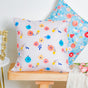 Multicoloured Blooms Cushion Cover 16 inch