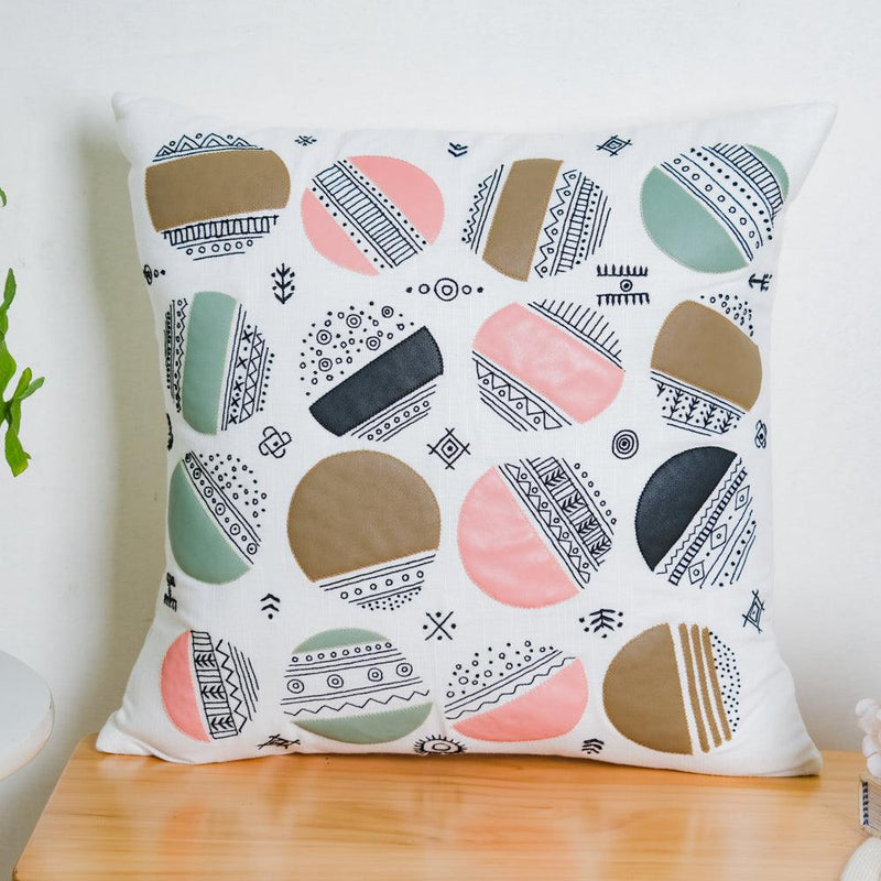 Abstract Circles Cushion Cover 16 inch