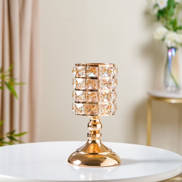 Luxe Crystal Votive Candle Holder Stand Small