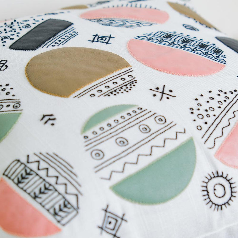 Abstract Circles Cushion Cover 16 inch