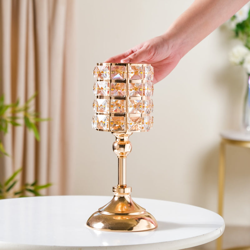 Luxe Crystal Votive Candle Holder Stand Medium