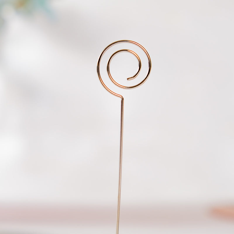 Macaron Table Card Clip Holder Lavender 4.5 Inch