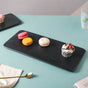 Black Rectangular Platter - Cheese board, serving platter,food platters | Plates for dining & home decor