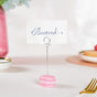 Macaron Table Card Clip Holder Pink 4.5 Inch