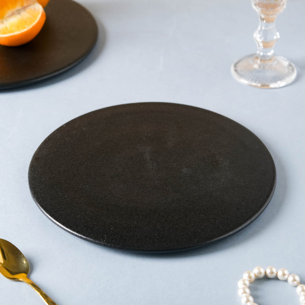 Black Round Cheese Board - Cheese board, serving platter,food platters | Plates for dining & home decor
