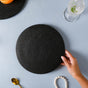 Black Round Cheese Board - Cheese board, serving platter,food platters | Plates for dining & home decor