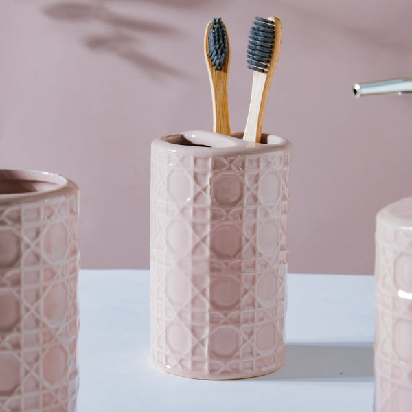 Lilac Luxury Ceramic Bathroom Set Of 4