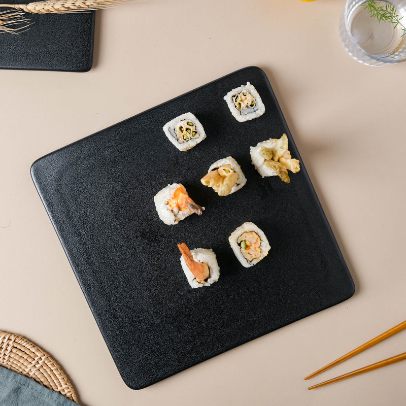 Square Charcuterie Board Large - Cheese platter, serving platter, food platters | Plates for dining & home decor