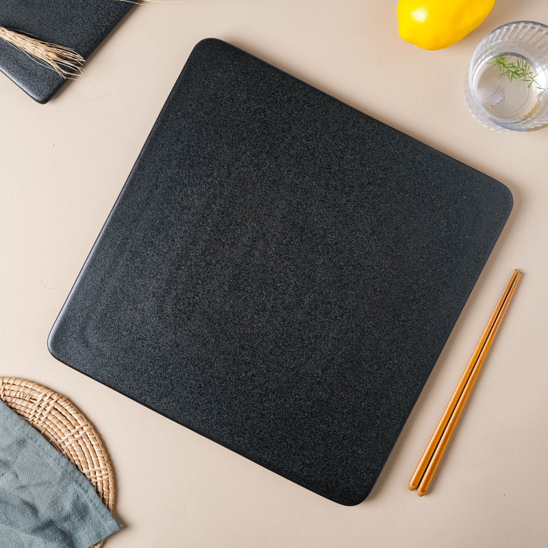 Square Charcuterie Board Large - Cheese platter, serving platter, food platters | Plates for dining & home decor