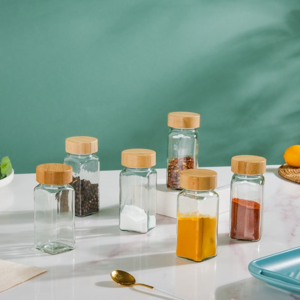 Seasoning Jars With Lid Set Of 100ml Online Premium Spice Jar