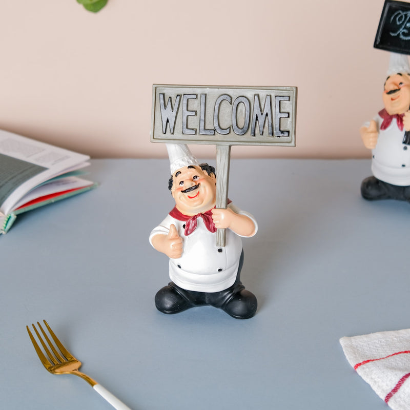 Welcome Chef Decor - Showpiece | Home decor item | Room decoration item