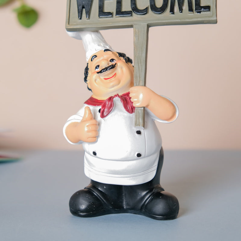 Welcome Chef Decor - Showpiece | Home decor item | Room decoration item