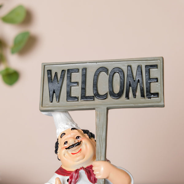 Welcome Chef Decor Online - Premium Decor Object | Nestasia
