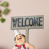 Welcome Chef Decor - Showpiece | Home decor item | Room decoration item