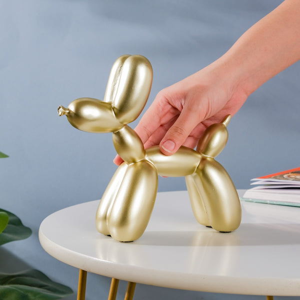 Schachbrett Ballon Hund Skulptur Tier Dekoration Figuren Desktop Home
