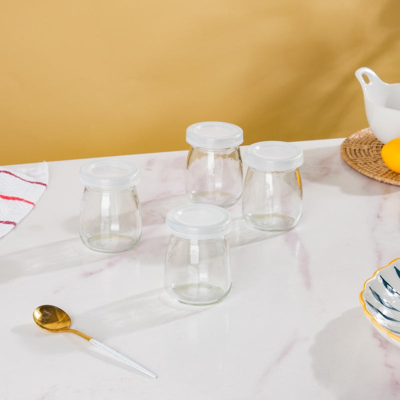 Glass Airtight Container Set Of 16 100ml - Jar