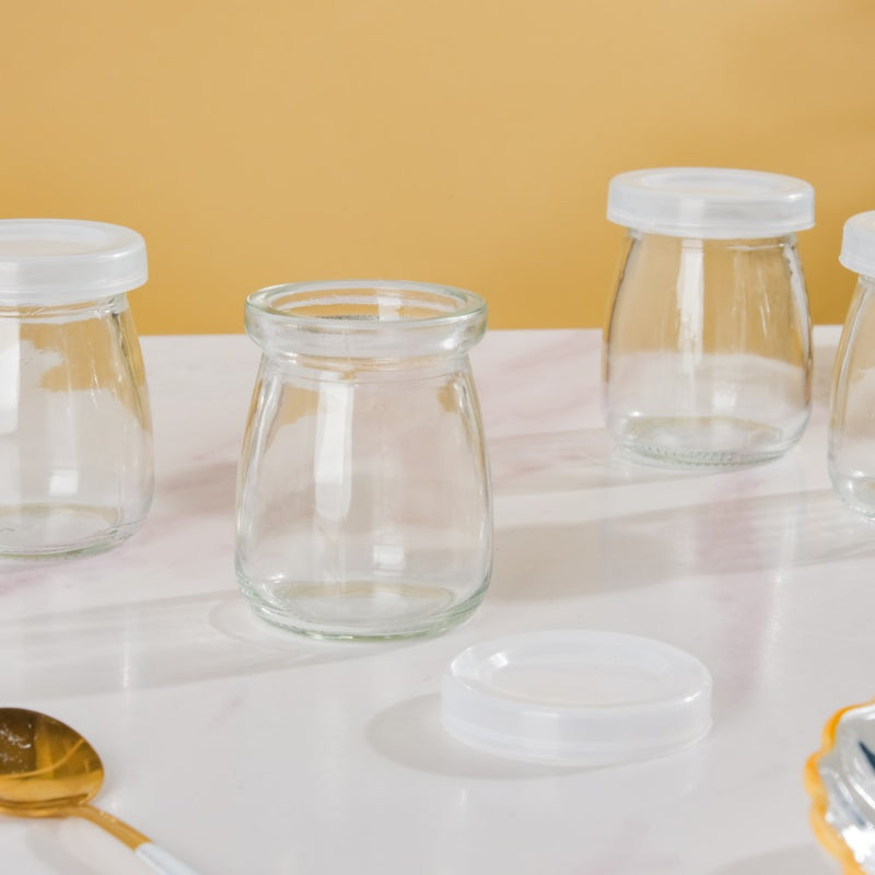 Glass Airtight Container Set Of 16 100ml - Jar