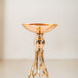 Golden Tall Floor Candle Stand Set Of 3 Large - Tall Floor Candle Stand, Gold Candle Holders, Premium Floor Candle Stands, Luxurious Candle Stands