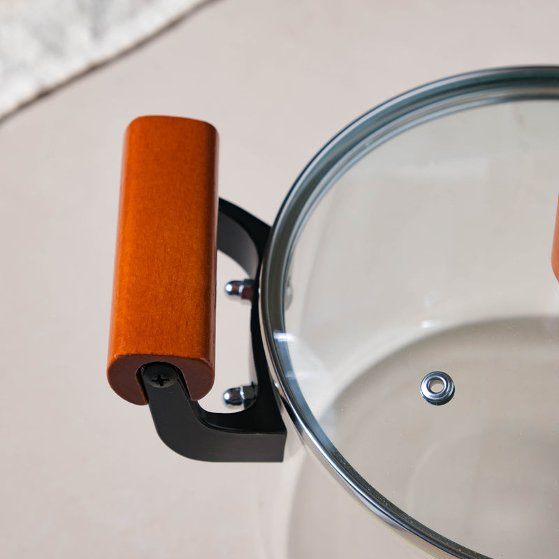 Glass Cooking Pot With Handle - Cooking Pot