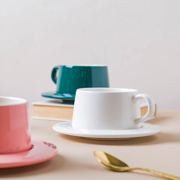 Teacup and Saucer Set- Tea cup, coffee cup, cup for tea | Cups and Mugs for Office Table & Home Decoration