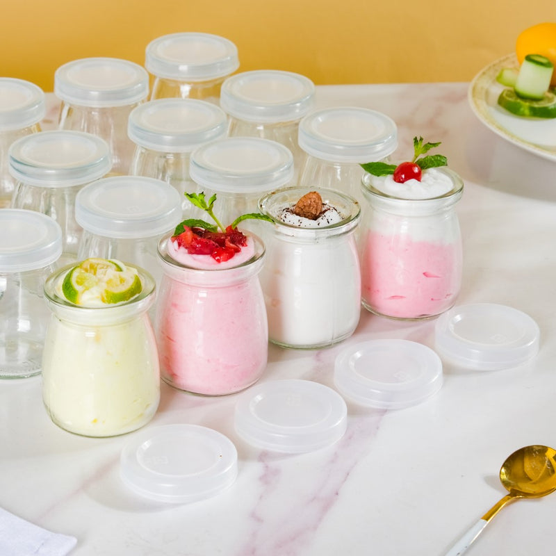 Glass Airtight Container Set Of 16 100ml - Jar