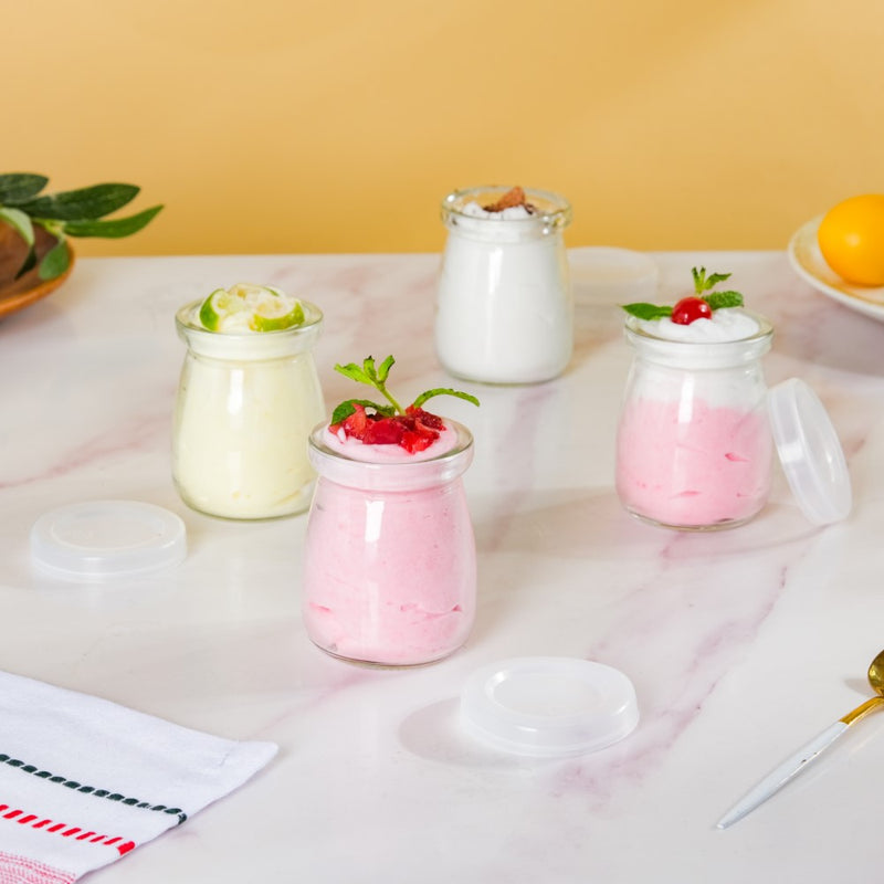 Glass Airtight Container Set Of 16 100ml - Jar