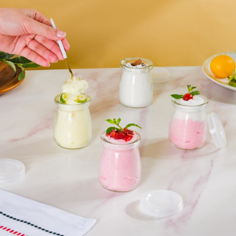 Glass Airtight Container Set Of 16 100ml - Jar