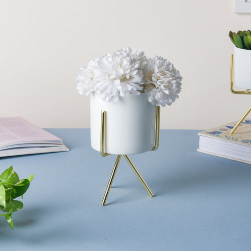 Ceramic Plant Pot Stand - Medium - Indoor planters and flower pots | Home decor items