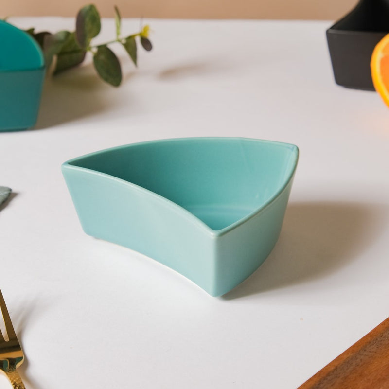 Dry Fruit Bowl Mint 200 ml - Bowl,ceramic bowl, snack bowls, curry bowl, popcorn bowls | Bowls for dining table & home decor