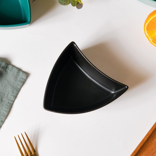 Dry Fruit Bowl Black 200 ml - Bowl,ceramic bowl, snack bowls, curry bowl, popcorn bowls | Bowls for dining table & home decor