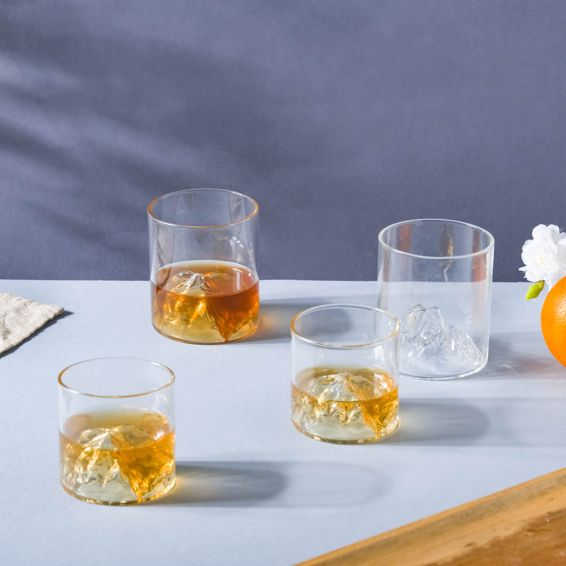 Small Crystal Glass Set of 2