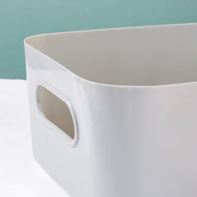 Multipurpose Storage Basket Grey Set Of 2 11 Inch - Basket | Organizer | Kitchen basket | Storage basket