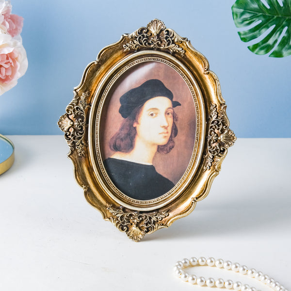 Gold Antique Photo Frame - Picture frames and photo frames online | Room decoration items