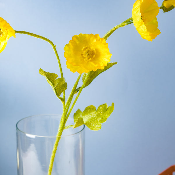 Faux Yellow Flower - Artificial flower | Home decor item | Room decoration item