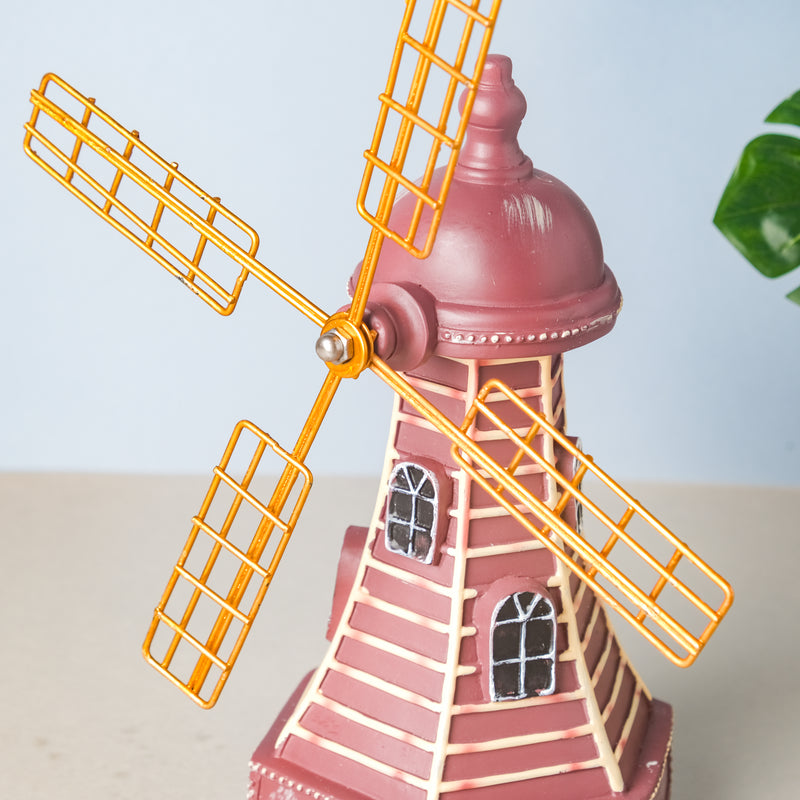 Vintage Windmill Decor - Showpiece | Home decor item | Room decoration item