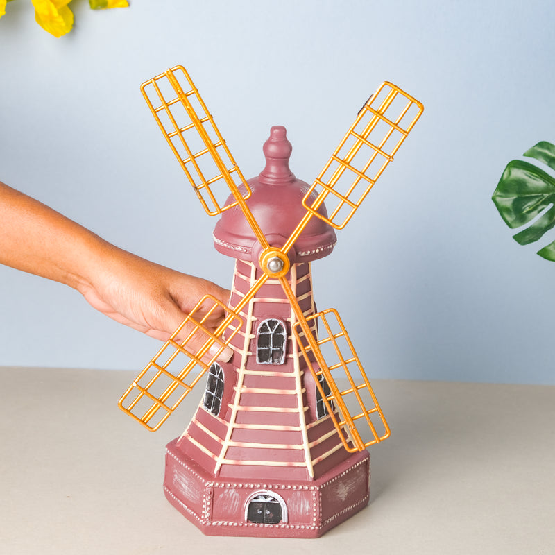 Vintage Windmill Decor - Showpiece | Home decor item | Room decoration item