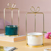 Gold Gift Wrap Plant Pot - Indoor planters and flower pots | Home decor items