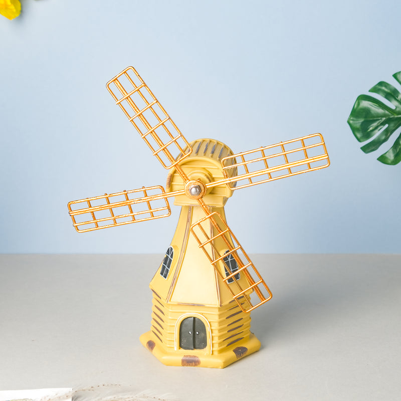 Vintage Windmill Decor - Showpiece | Home decor item | Room decoration item