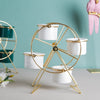 White Pot on A Ferris Wheel Stand - Indoor planters and flower pots | Home decor items