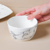 Marble 16 Piece Pasta Snack Set For 4