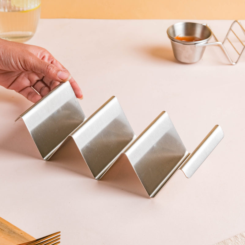 Steel Taco Rack