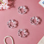 Flower Glass Tealight Candle Holder Set of 4 - Candle holder | Home decoration item