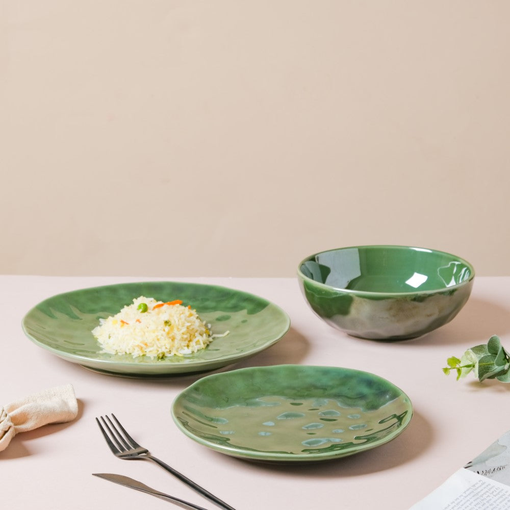 Green 2025 serving bowl