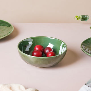 Forest Green Gloss Serving Bowl 6.5 Inch 800 ml