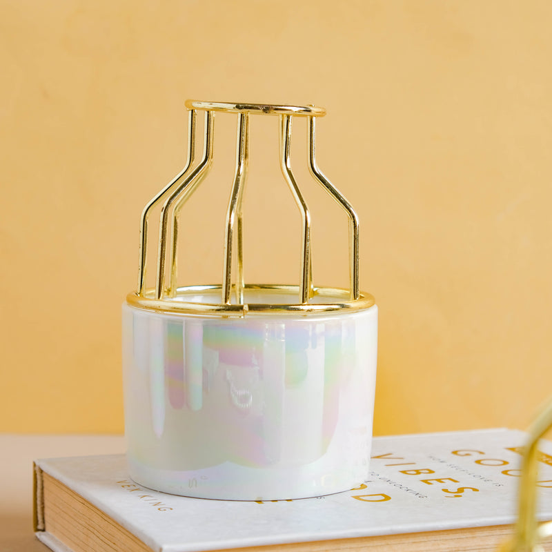 Small Ceramic Pot for Plants - Flower vase for home decor, office and gifting | Home decoration items