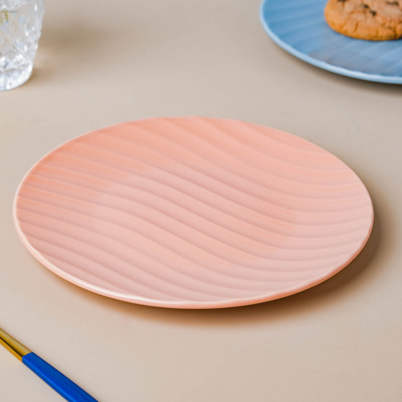 Textured Plate - Serving plate, snack plate, dessert plate | Plates for dining & home decor