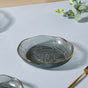 Glass Snack Plate Grey - Serving plate, snack plate, dessert plate | Plates for dining & home decor
