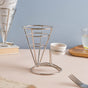 Silver Finger Food Basket With Dip Bowl