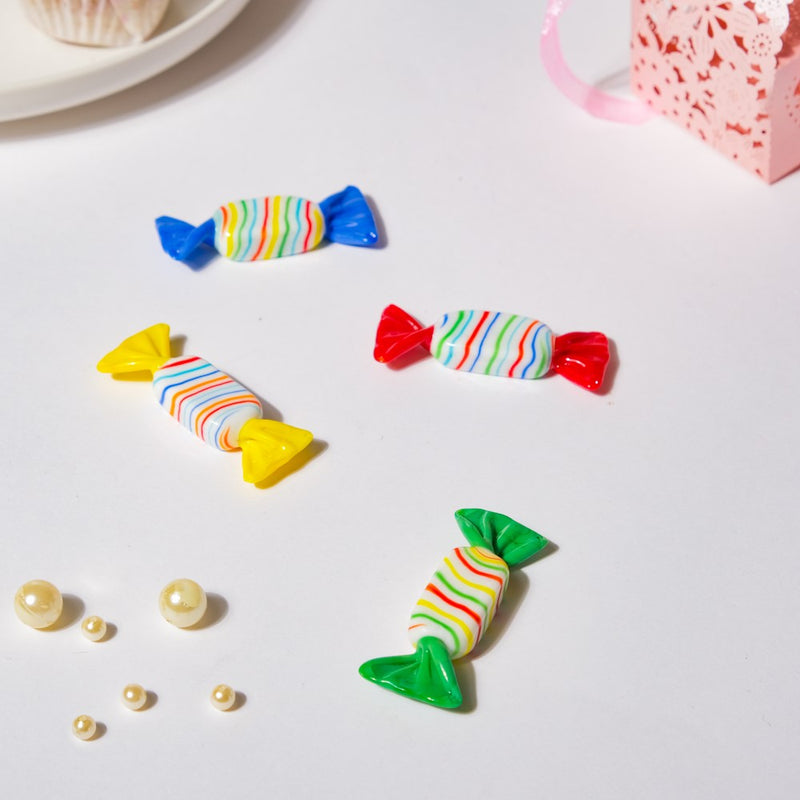 Sweet Red Glass Candy Decor - Showpiece | Home decor item | Room decoration item