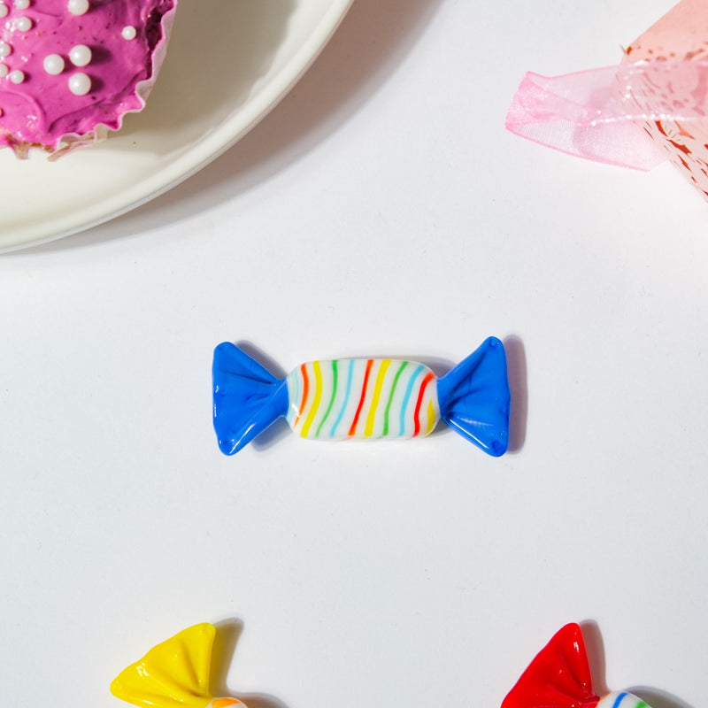Sweet Candy O' Mine Blue Glass Decor - Showpiece | Home decor item | Room decoration item
